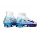 Nike Zoom Mercurial Superfly X Elite FG Bianco Blu Violeta