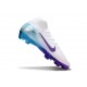Nike Zoom Mercurial Superfly X Elite FG Bianco Blu Violeta