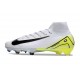 Nike Zoom Mercurial Superfly X Elite FG Bianco Nero Giallo