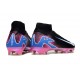 Nike Zoom Mercurial Superfly X Elite FG Nero Bianco Blu Rosa