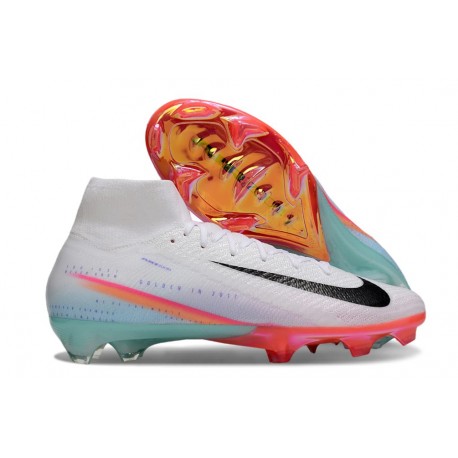 Nike Zoom Mercurial Superfly X Elite FG Bianco Nero Arancione