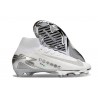 Nike Zoom Mercurial Superfly X Elite FG Bianco Argento
