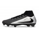 Nike Zoom Mercurial Superfly X Elite FG Nero Argento