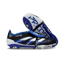 Adidas Predator Elite Fold-over Tongue FG Nero Bianco Blu