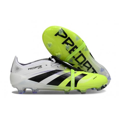 Adidas Predator Elite Fold-over Tongue FG Nero Bianco Blu