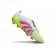 Adidas Predator Elite Fold-over Tongue FG Bianco Rosa Lucido Limone Lucido
