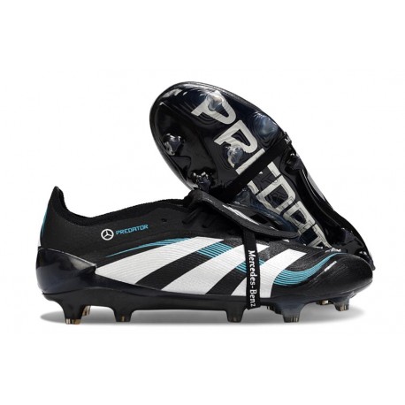 Adidas Predator Elite Fold-over Tongue FG Nero Bianco Blu