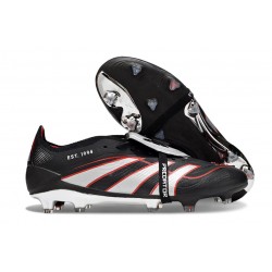 Adidas Predator Elite Fold-over Tongue FG Nero Bianco Rosso