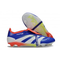 Adidas Predator Elite Fold-over Tongue FG Blu Bianco Rosso