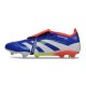 Adidas Predator Elite Fold-over Tongue FG Blu Bianco Rosso
