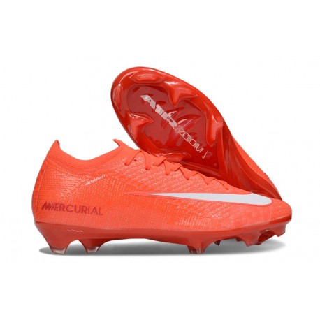Nike Air Zoom Mercurial Vapor 16 Elite FG Rosso Bianco