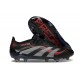 Scarpe da Calcio adidas Predator Elite FG Nero Grigio Rosso Lucido
