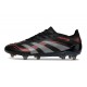 Scarpe da Calcio adidas Predator Elite FG Nero Grigio Rosso Lucido