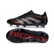 Scarpe da Calcio adidas Predator Elite FG Nero Grigio Rosso Lucido