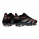 Scarpe da Calcio adidas Predator Elite FG Nero Grigio Rosso Lucido