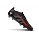 Scarpe da Calcio adidas Predator Elite FG Nero Grigio Rosso Lucido