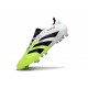 Scarpe da Calcio adidas Predator Elite FG Bianco Nero Limone Lucido