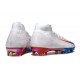 Scarpe Nike Mercurial Superfly 10 Elite FG Bianco Blu Rosso