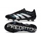Scarpe da Calcio adidas Predator Elite FG Nero Bianco Blu