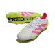 Scarpe da Calcio adidas Predator Elite FG Bianco Rosa Lucido Limone Lucido