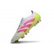 Scarpe da Calcio adidas Predator Elite FG Bianco Rosa Lucido Limone Lucido