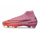 Scarpe Nike Mercurial Superfly 10 Elite FG Rosa Arancio