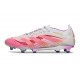 Scarpe da Calcio adidas Predator Elite FG Rosa Bianco