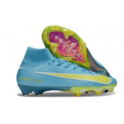 Scarpe Nike Mercurial Superfly 10 Elite FG Blu Giallo