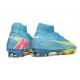 Scarpe Nike Mercurial Superfly 10 Elite FG Blu Giallo