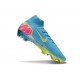 Scarpe Nike Mercurial Superfly 10 Elite FG Blu Giallo