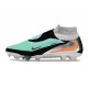 Scarpa Nike Phantom 6 Elite High Cut FG Turchese Chrome Grigio Nero