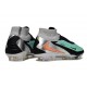 Scarpa Nike Phantom 6 Elite High Cut FG Turchese Chrome Grigio Nero
