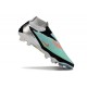 Scarpa Nike Phantom 6 Elite High Cut FG Turchese Chrome Grigio Nero