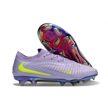 Scarpe da Calcio Nike Phantom 6 Elite Low FG Viola Giallo