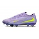 Scarpe da Calcio Nike Phantom 6 Elite Low FG Viola Giallo