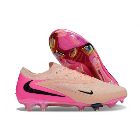 Scarpe da Calcio Nike Phantom 6 Elite Low FG Rosa Nero