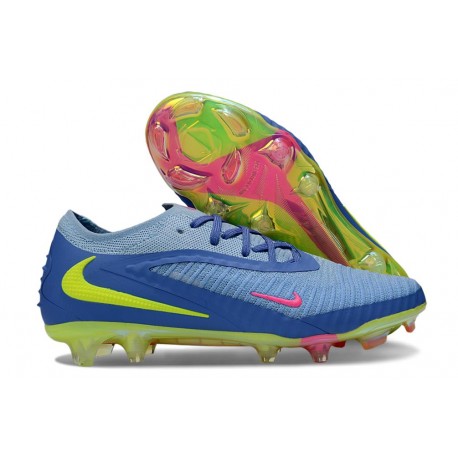 Scarpe da Calcio Nike Phantom 6 Elite Low FG Blu Giallo