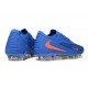 Scarpe da Calcio Nike Phantom 6 Elite Low FG Blu Arancio
