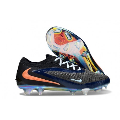 Scarpe da Calcio Nike Phantom 6 Elite Low FG Nero Arancio