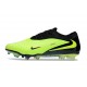 Scarpe da Calcio Nike Phantom 6 Elite Low FG Verde Nero