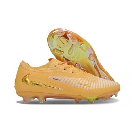 Scarpe da Calcio Nike Phantom 6 Elite Low FG Giallo Oro