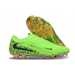 Scarpe da Calcio Nike Phantom 6 Elite Low FG Verde Nero