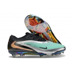 Scarpe da Calcio Nike Phantom 6 Elite Low FG Turchese Hyper Chrome Nero Cremisi Total