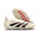 adidas Predator Elite 25 Senza Lacci FG Bianco Off Nero Core Rubino Puro