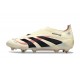 adidas Predator Elite 25 Senza Lacci FG Bianco Off Nero Core Rubino Puro