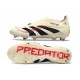 adidas Predator Elite 25 Senza Lacci FG Bianco Off Nero Core Rubino Puro