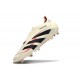 adidas Predator Elite 25 Senza Lacci FG Bianco Off Nero Core Rubino Puro