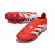 adidas Predator Elite 25 Senza Lacci FG Rosso Lucido Bianco Nero