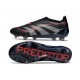 adidas Predator Elite 25 Senza Lacci FG Nero Grigio 4 Rosso Lucido