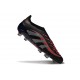 adidas Predator Elite 25 Senza Lacci FG Nero Grigio 4 Rosso Lucido